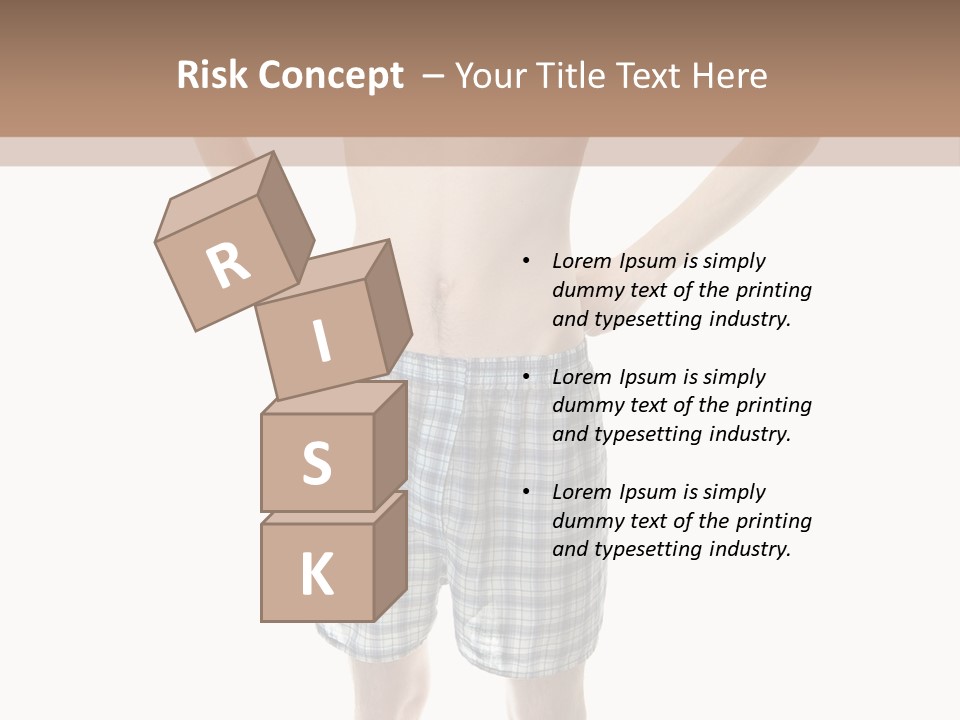 Cutout Nerdy Body PowerPoint Template