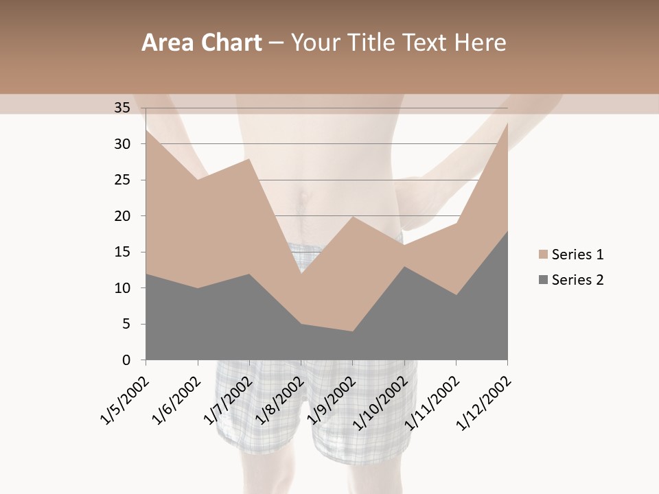 Cutout Nerdy Body PowerPoint Template