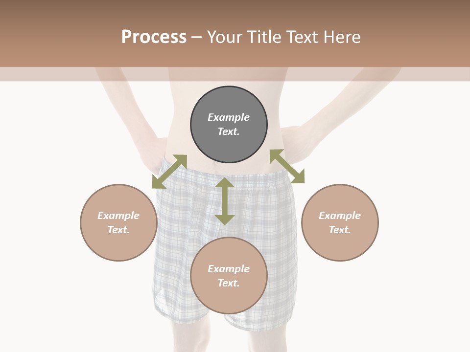 Cutout Nerdy Body PowerPoint Template