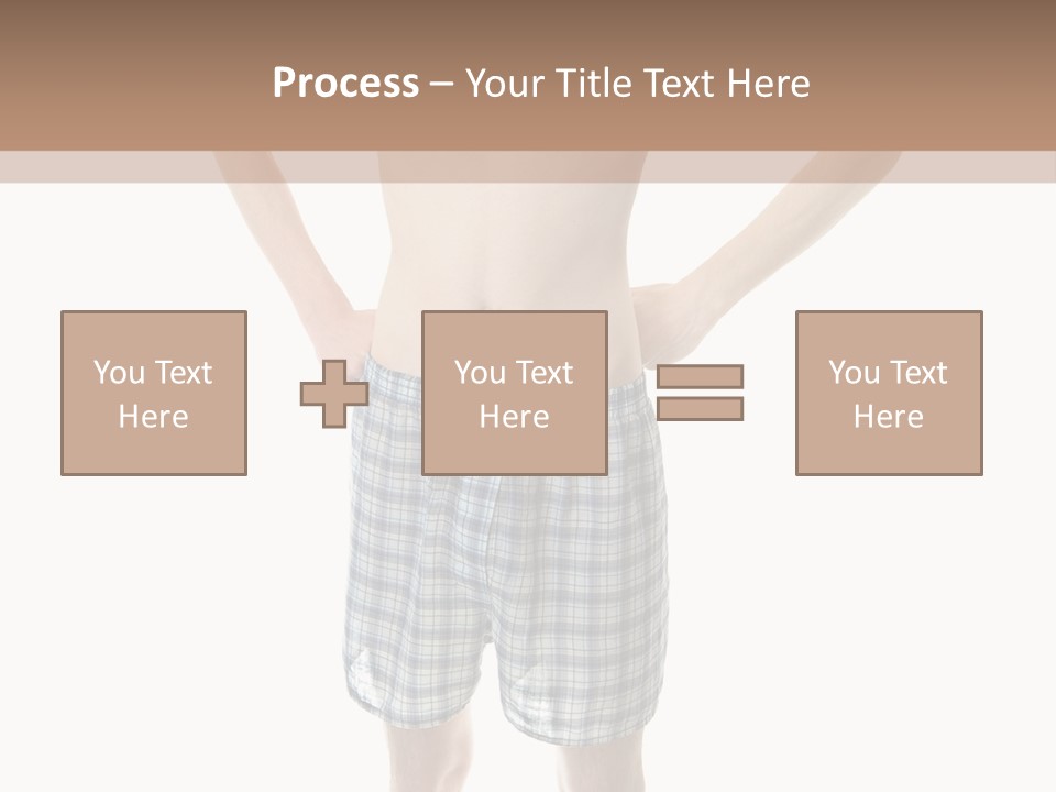 Cutout Nerdy Body PowerPoint Template
