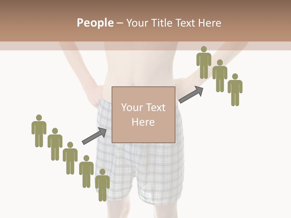 Cutout Nerdy Body PowerPoint Template