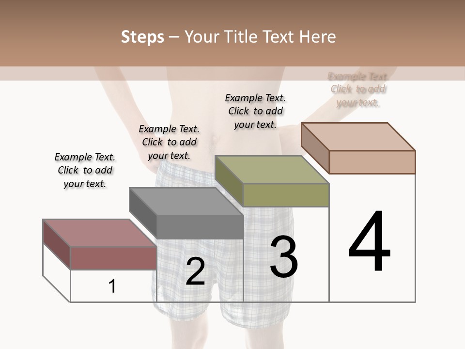 Cutout Nerdy Body PowerPoint Template