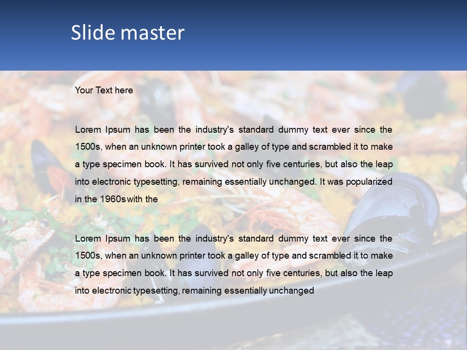 Pan Shallow Fish PowerPoint Template