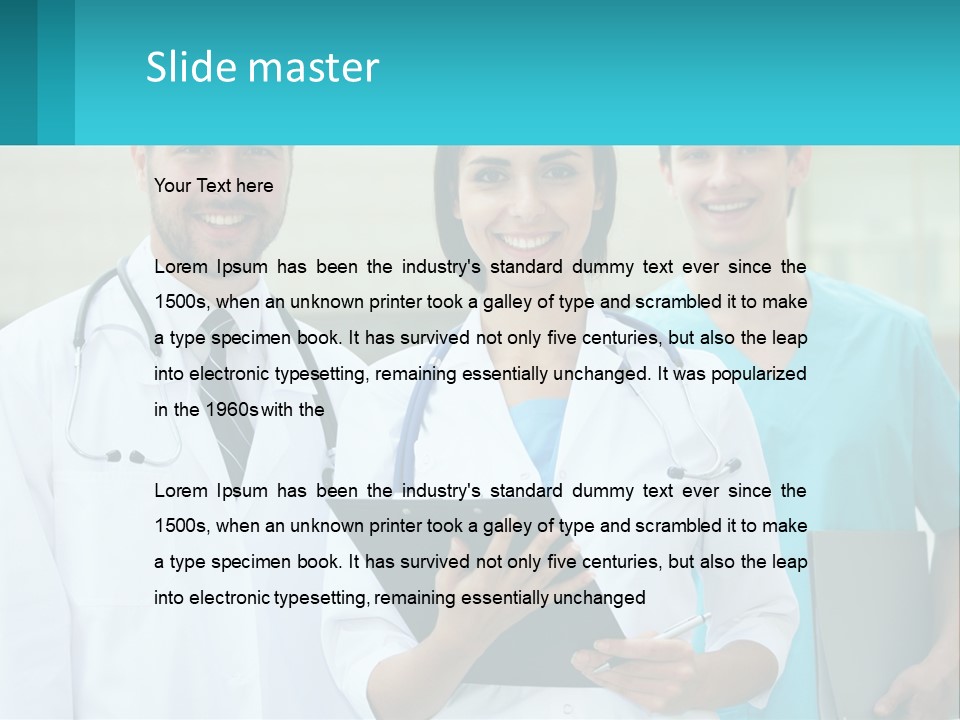 Females Professional Work PowerPoint Template