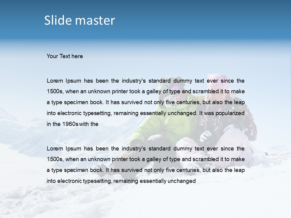 Man Alpine Nice PowerPoint Template