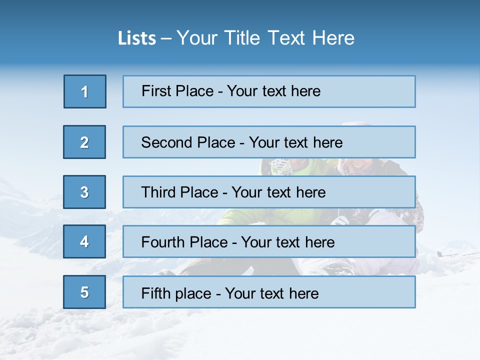 Man Alpine Nice PowerPoint Template