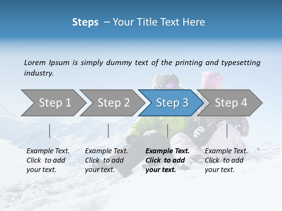 Man Alpine Nice PowerPoint Template