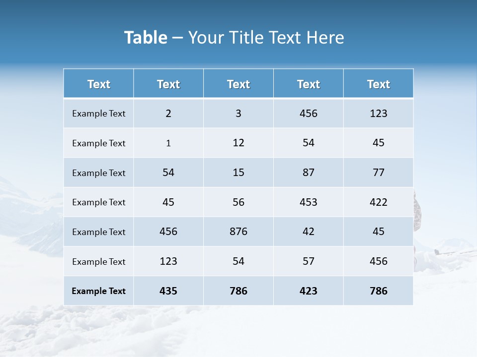 Man Alpine Nice PowerPoint Template