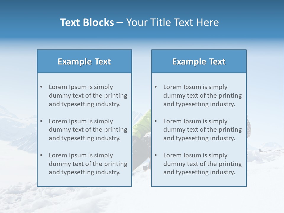 Man Alpine Nice PowerPoint Template