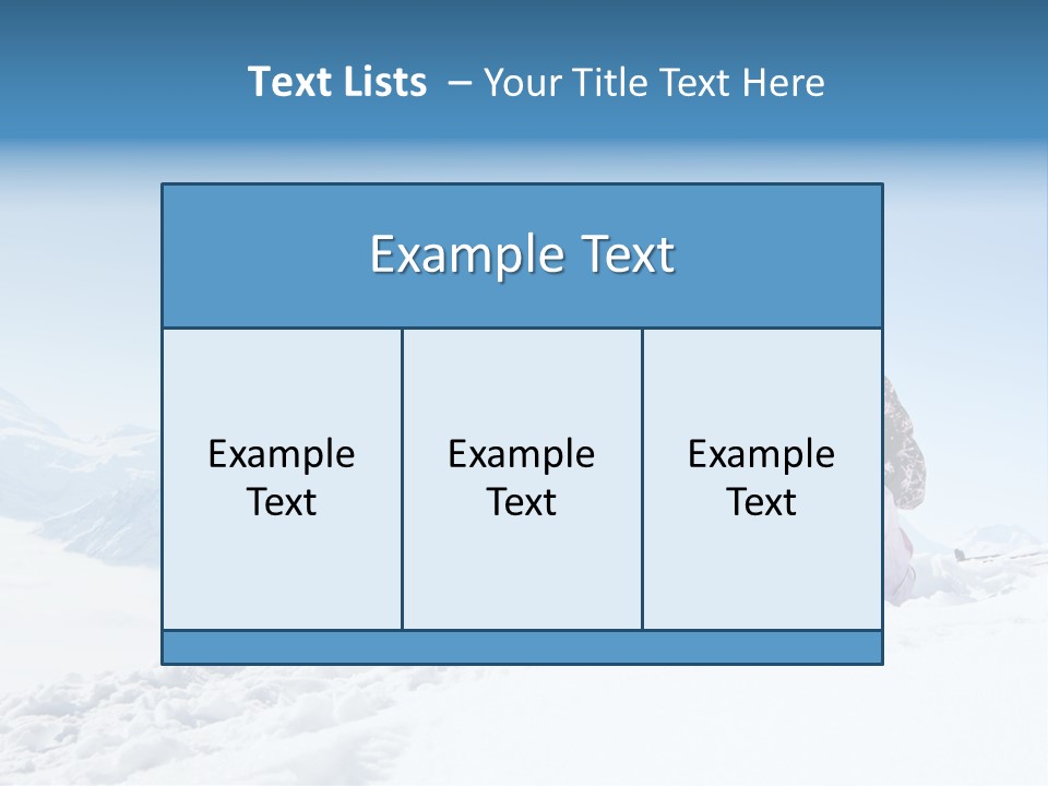 Man Alpine Nice PowerPoint Template