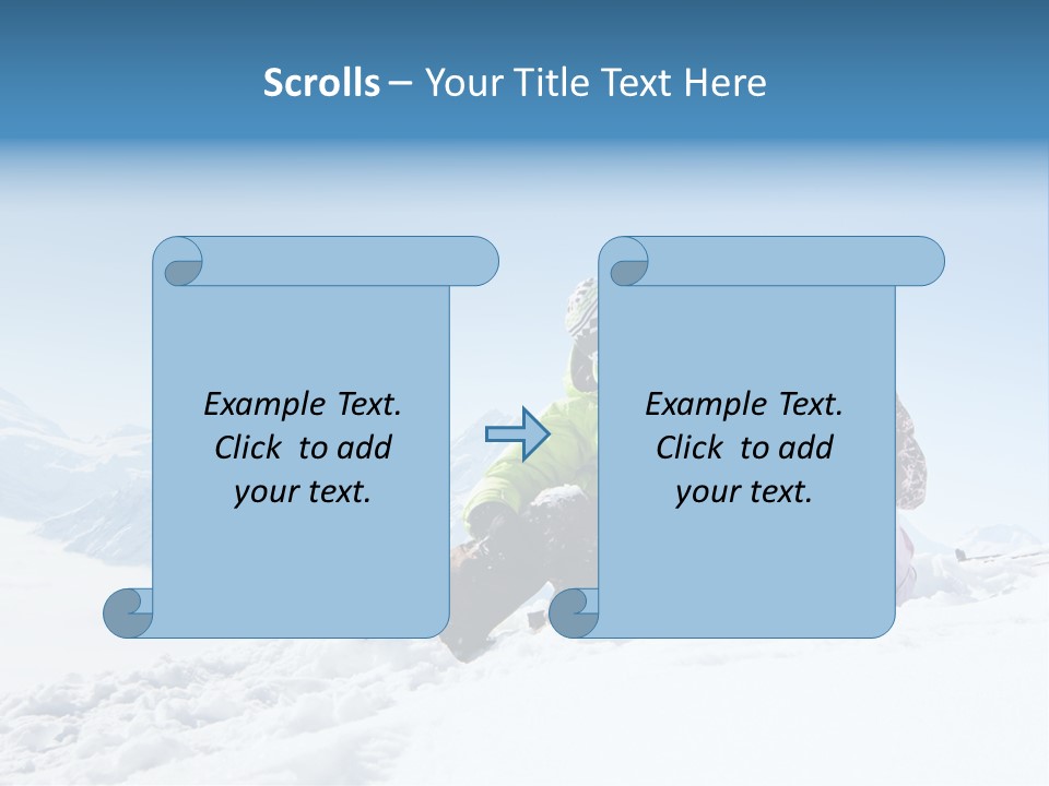 Man Alpine Nice PowerPoint Template