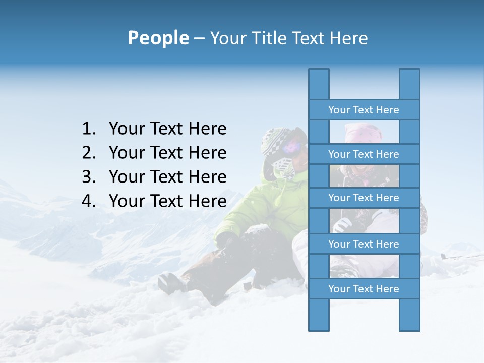 Man Alpine Nice PowerPoint Template