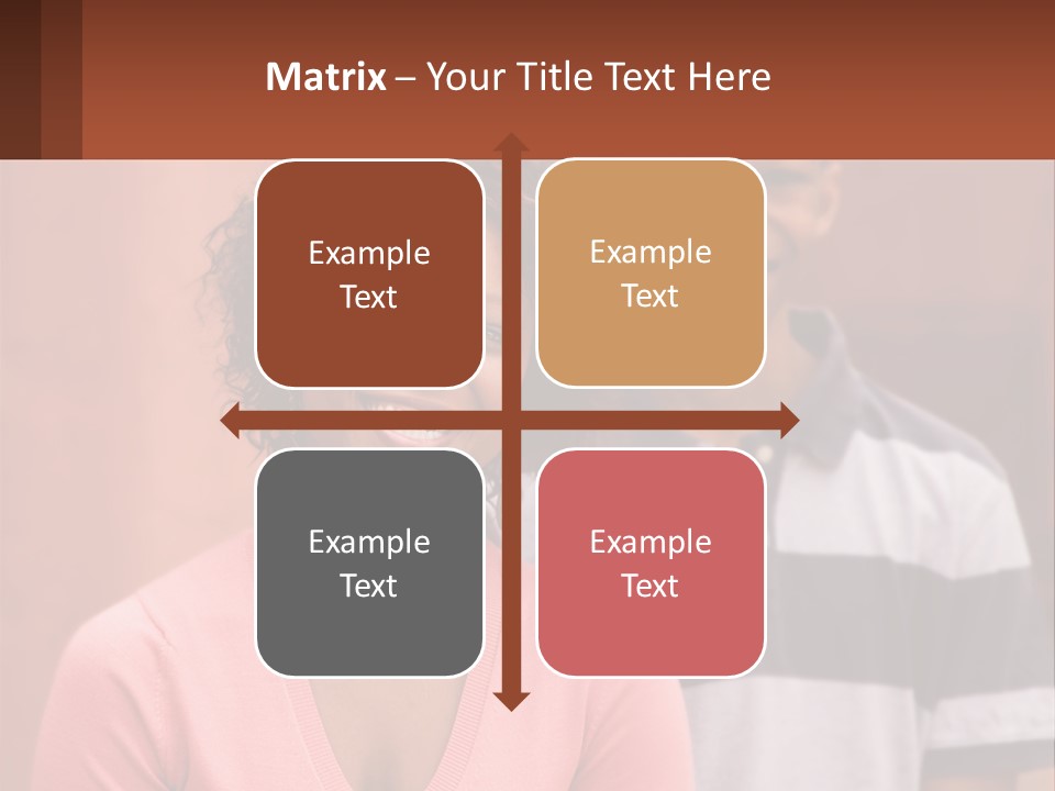 Adult Rose Singleparent PowerPoint Template