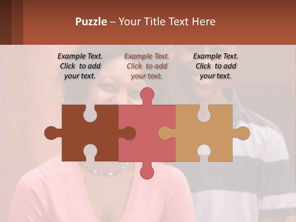 Adult Rose Singleparent PowerPoint Template