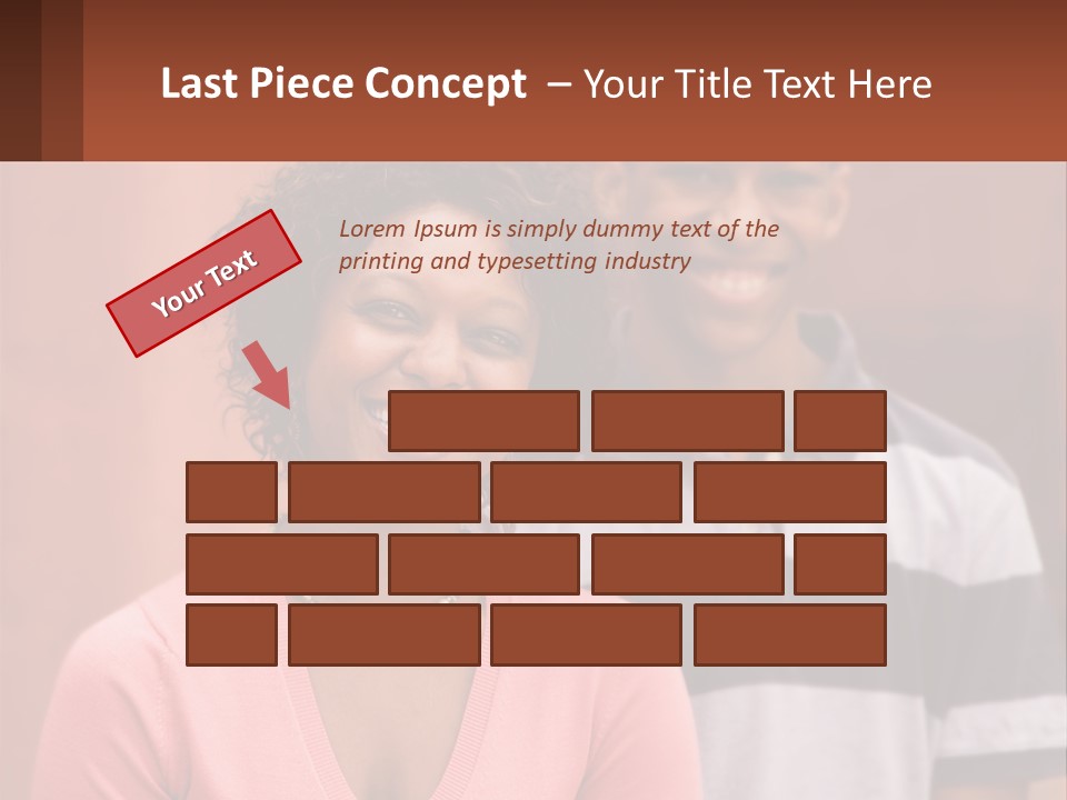 Adult Rose Singleparent PowerPoint Template