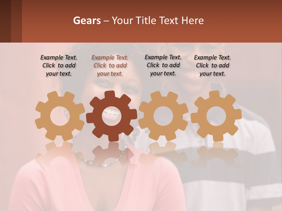 Adult Rose Singleparent PowerPoint Template