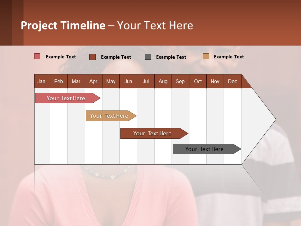 Adult Rose Singleparent PowerPoint Template