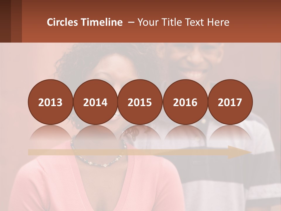 Adult Rose Singleparent PowerPoint Template