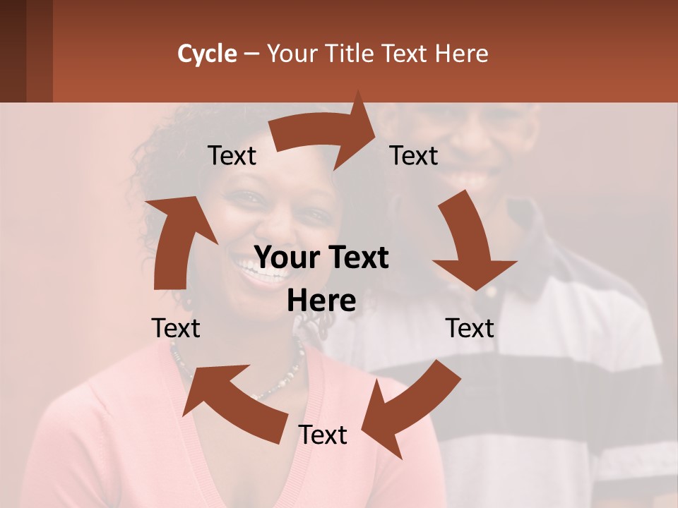 Adult Rose Singleparent PowerPoint Template