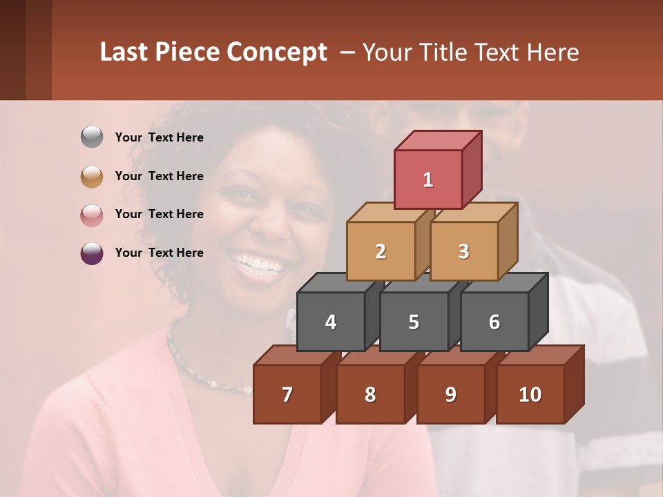 Adult Rose Singleparent PowerPoint Template