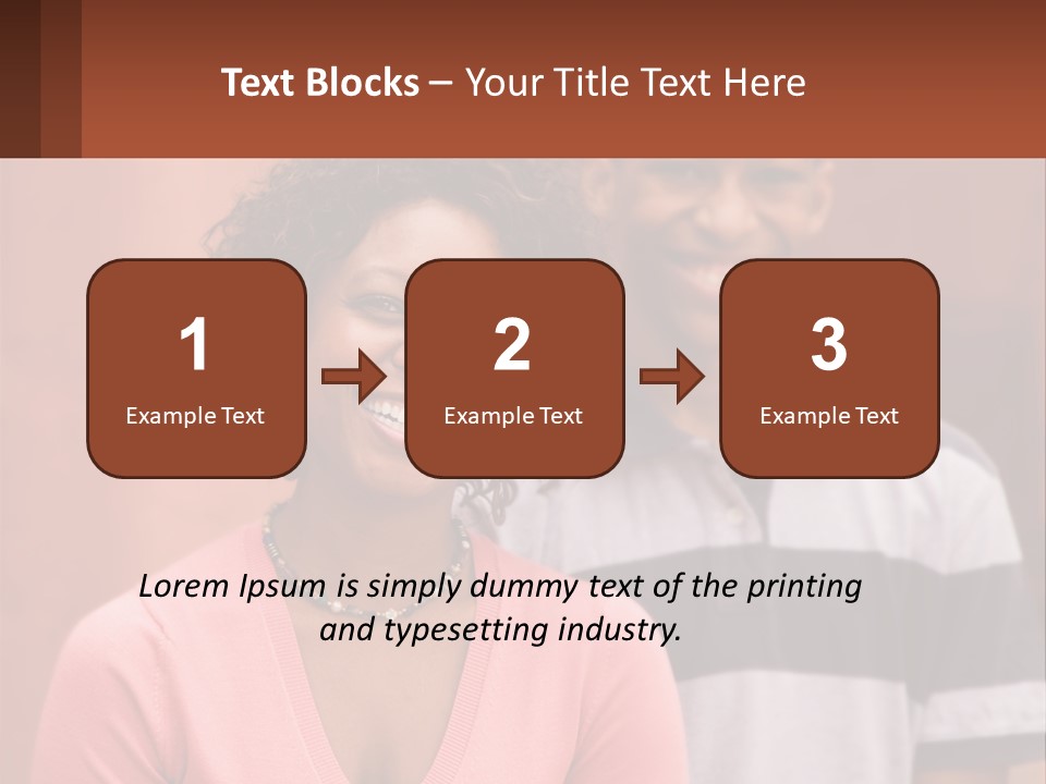 Adult Rose Singleparent PowerPoint Template