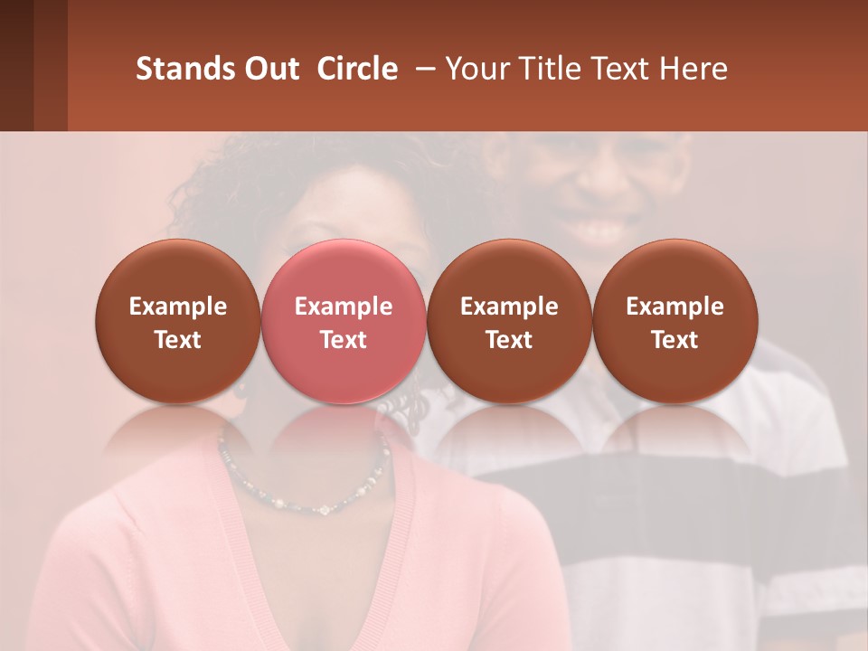 Adult Rose Singleparent PowerPoint Template