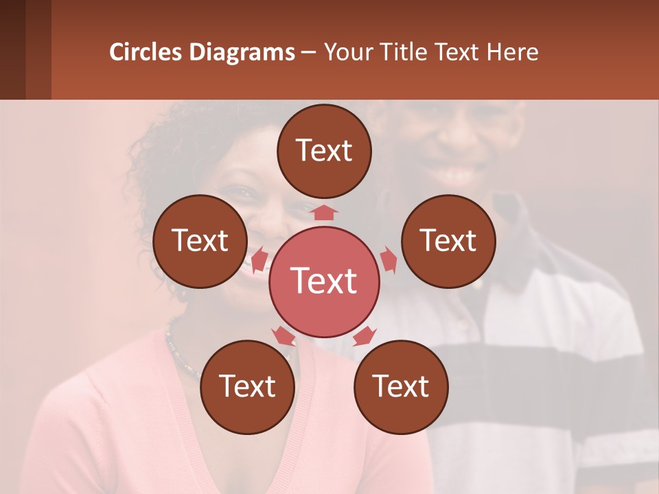 Adult Rose Singleparent PowerPoint Template