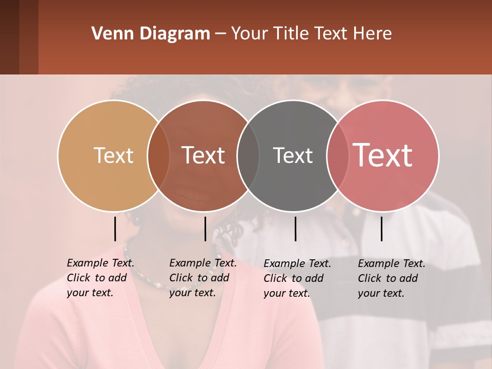 Adult Rose Singleparent PowerPoint Template