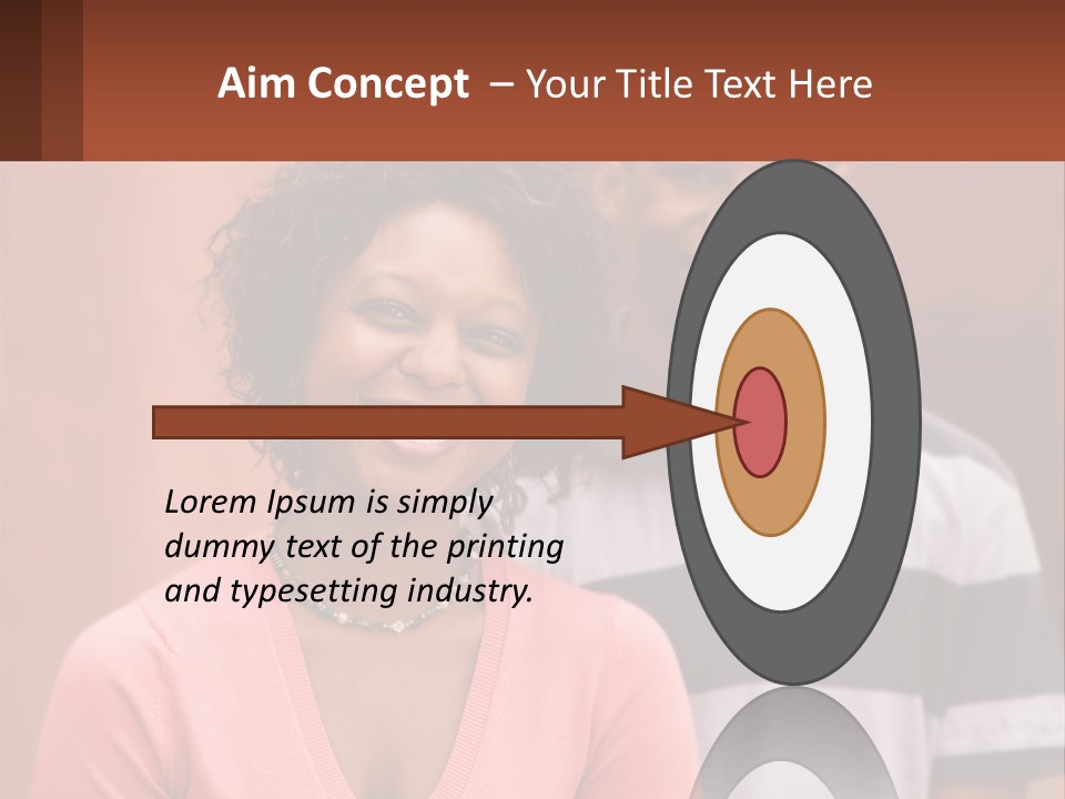 Adult Rose Singleparent PowerPoint Template