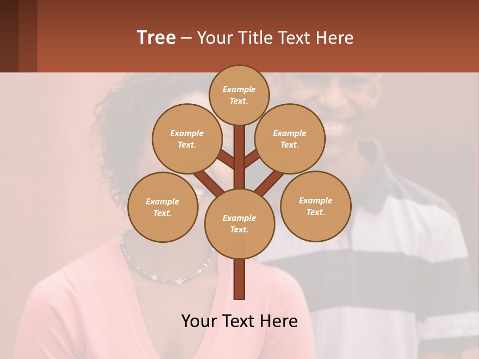 Adult Rose Singleparent PowerPoint Template