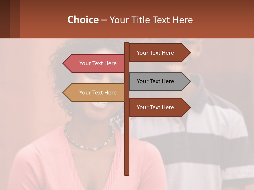 Adult Rose Singleparent PowerPoint Template