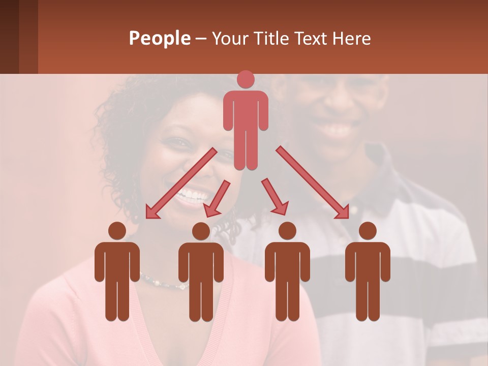 Adult Rose Singleparent PowerPoint Template