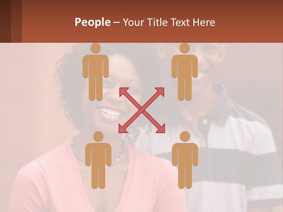 Adult Rose Singleparent PowerPoint Template