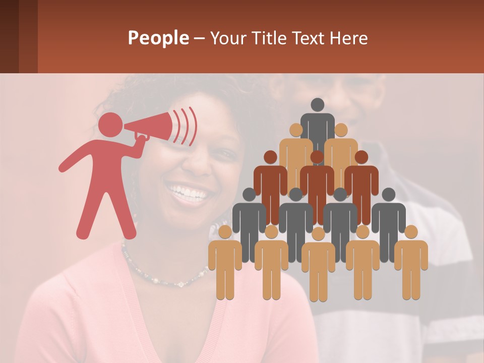 Adult Rose Singleparent PowerPoint Template