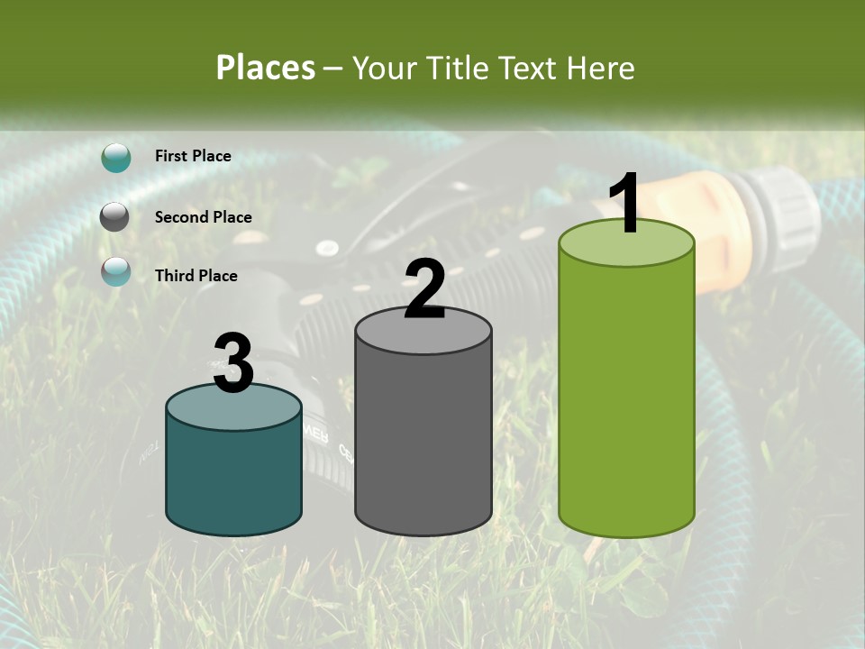 Tube Grass Water PowerPoint Template