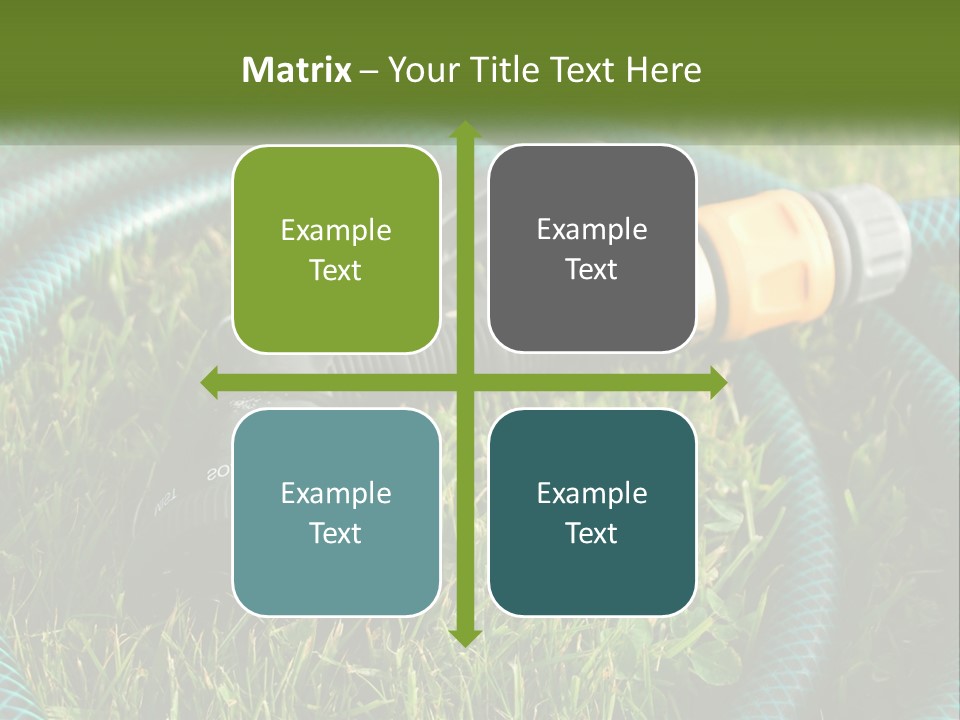 Tube Grass Water PowerPoint Template