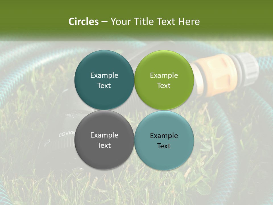 Tube Grass Water PowerPoint Template