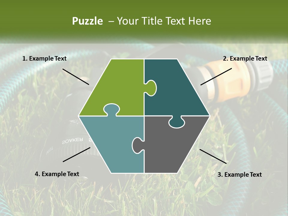 Tube Grass Water PowerPoint Template