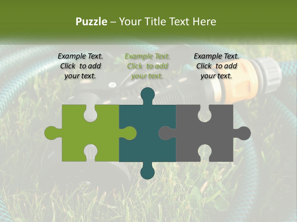 Tube Grass Water PowerPoint Template