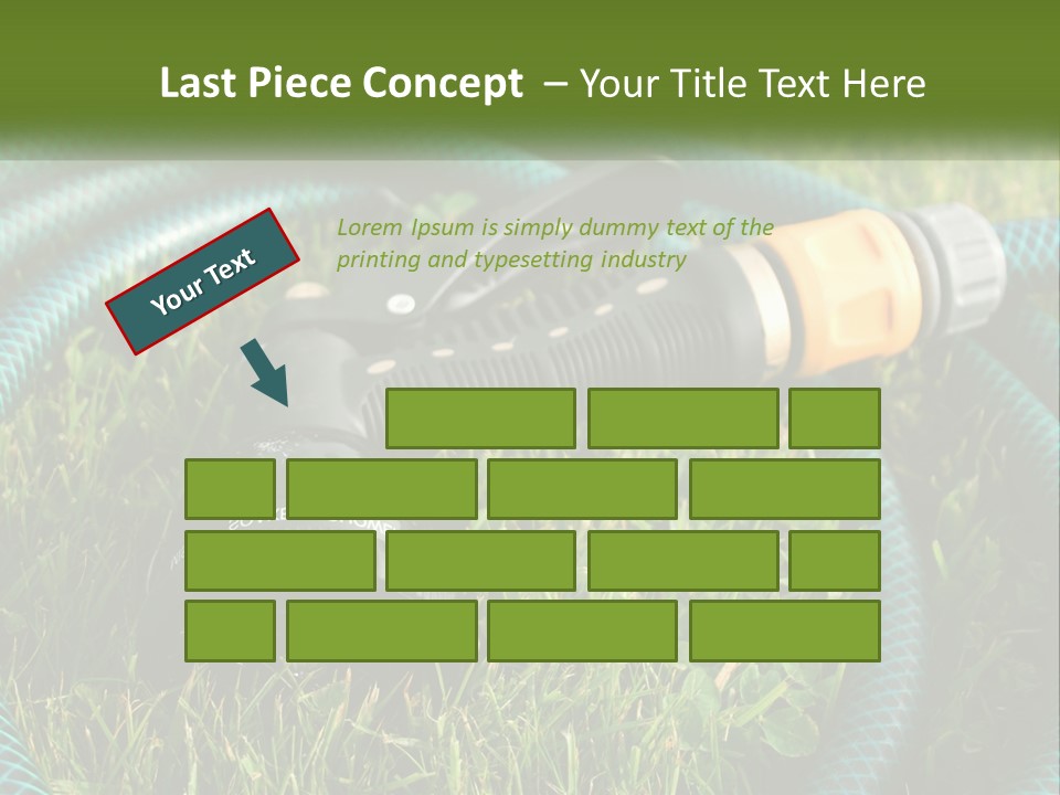 Tube Grass Water PowerPoint Template