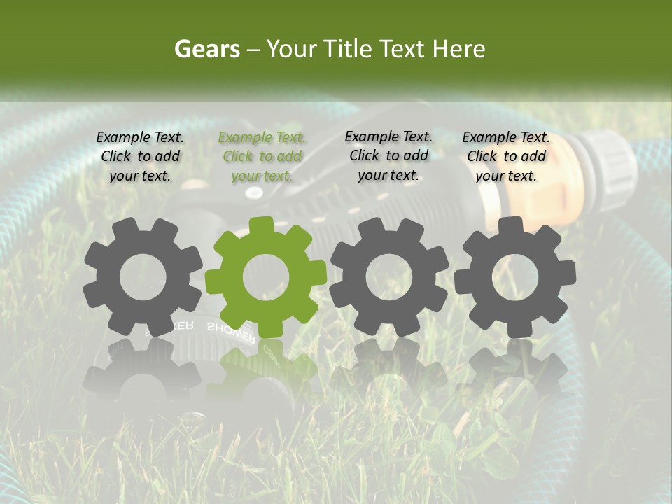 Tube Grass Water PowerPoint Template