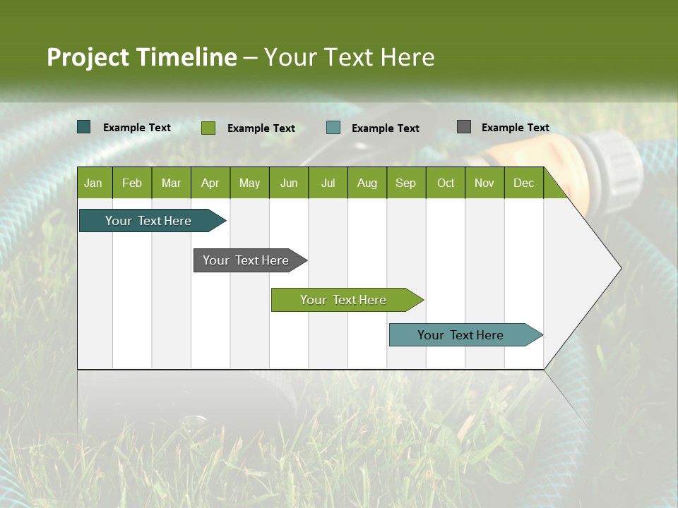 Tube Grass Water PowerPoint Template