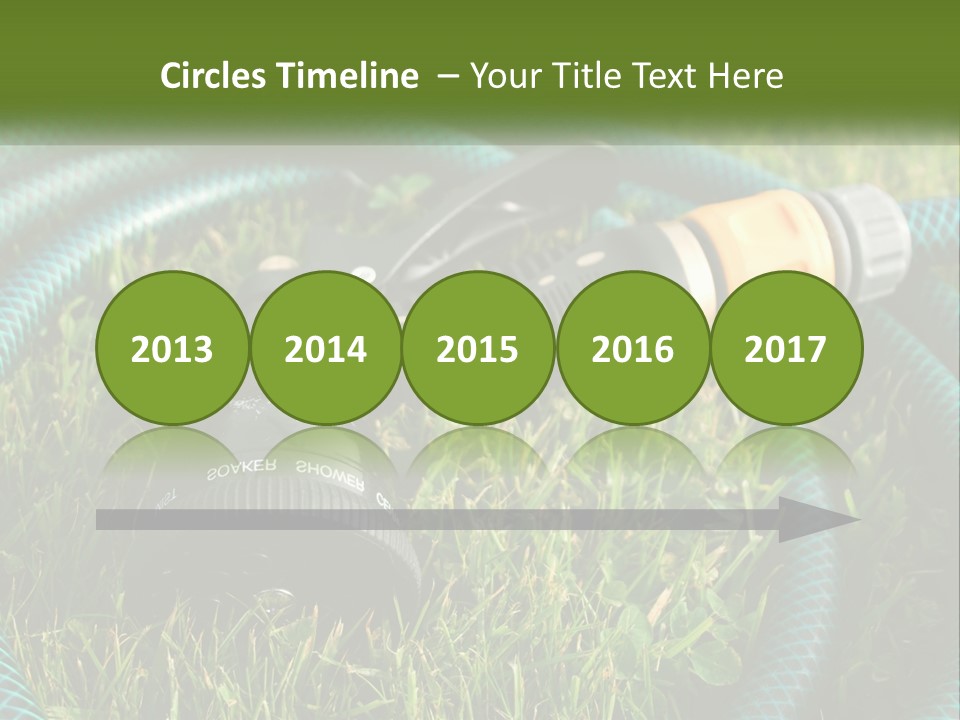 Tube Grass Water PowerPoint Template