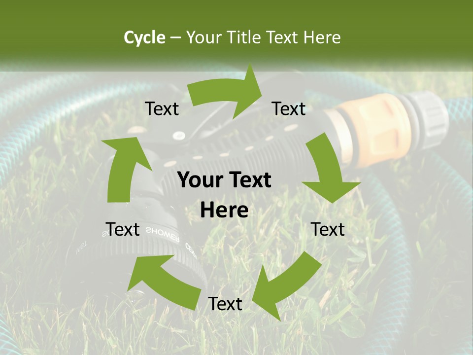 Tube Grass Water PowerPoint Template