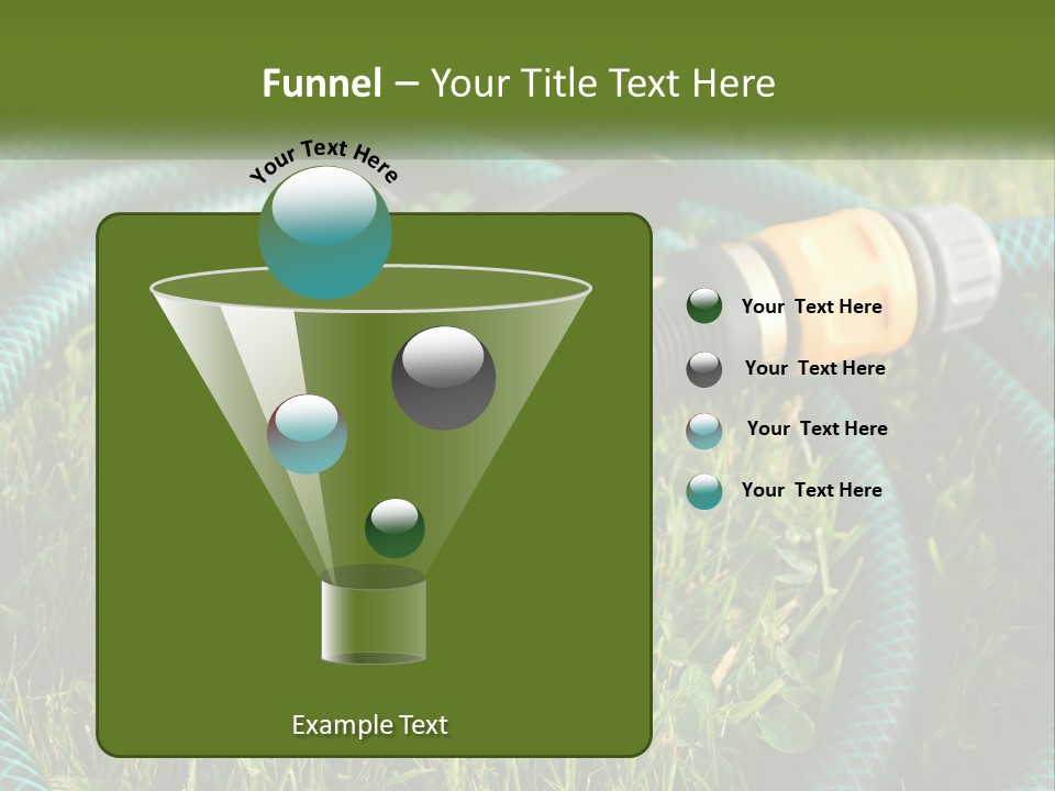 Tube Grass Water PowerPoint Template