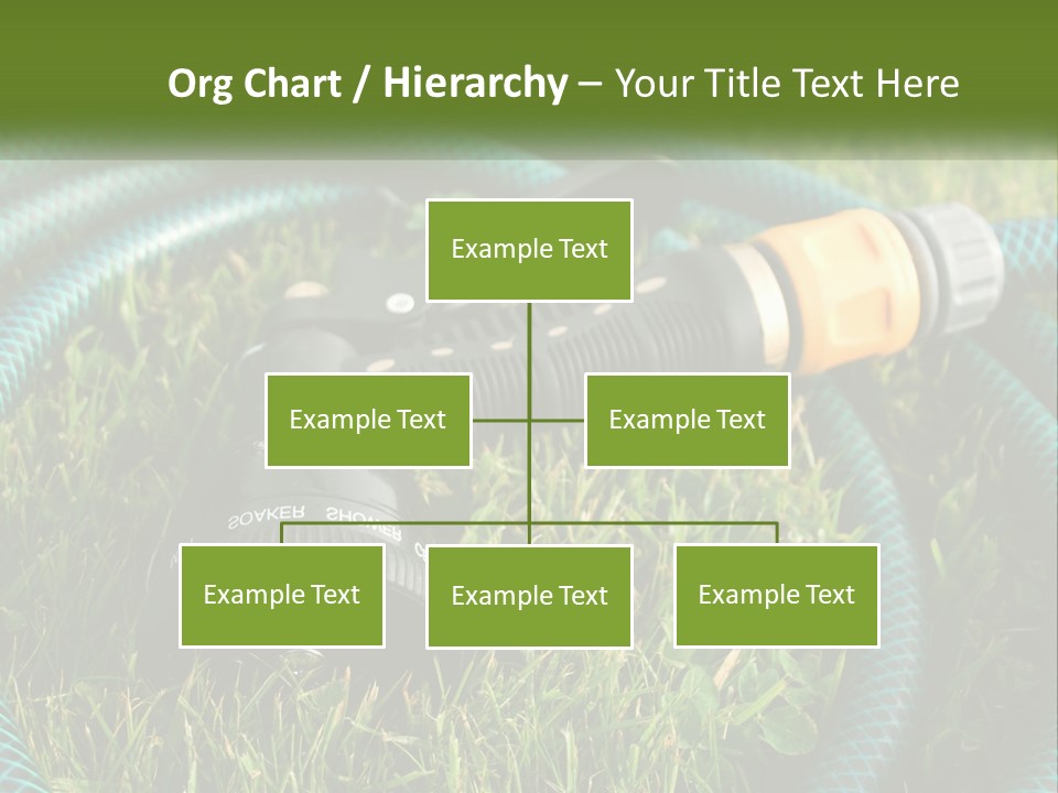 Tube Grass Water PowerPoint Template