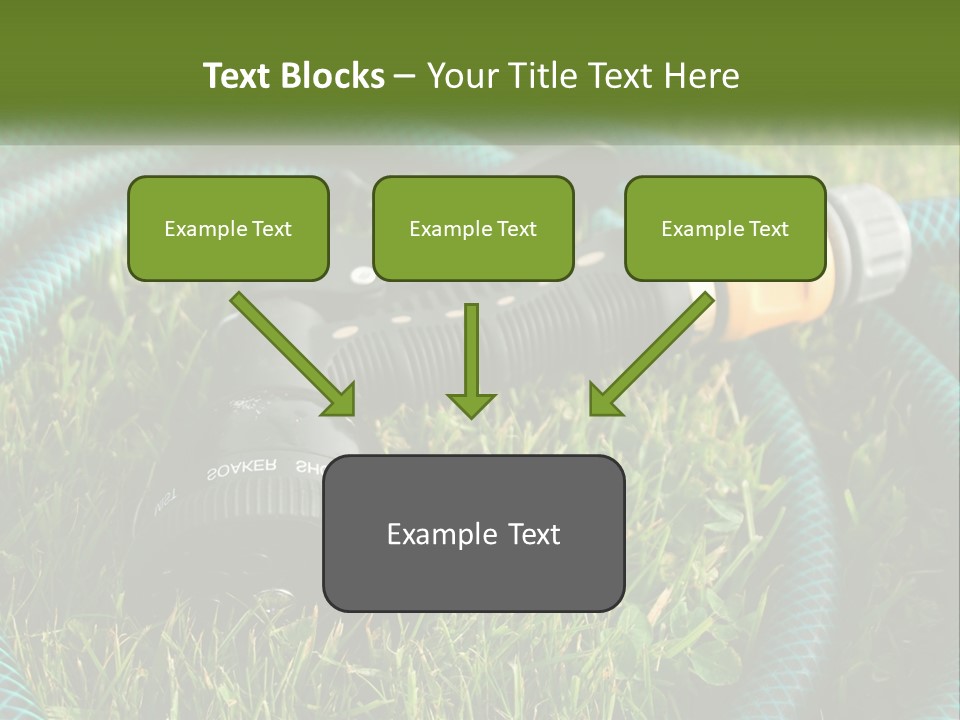Tube Grass Water PowerPoint Template