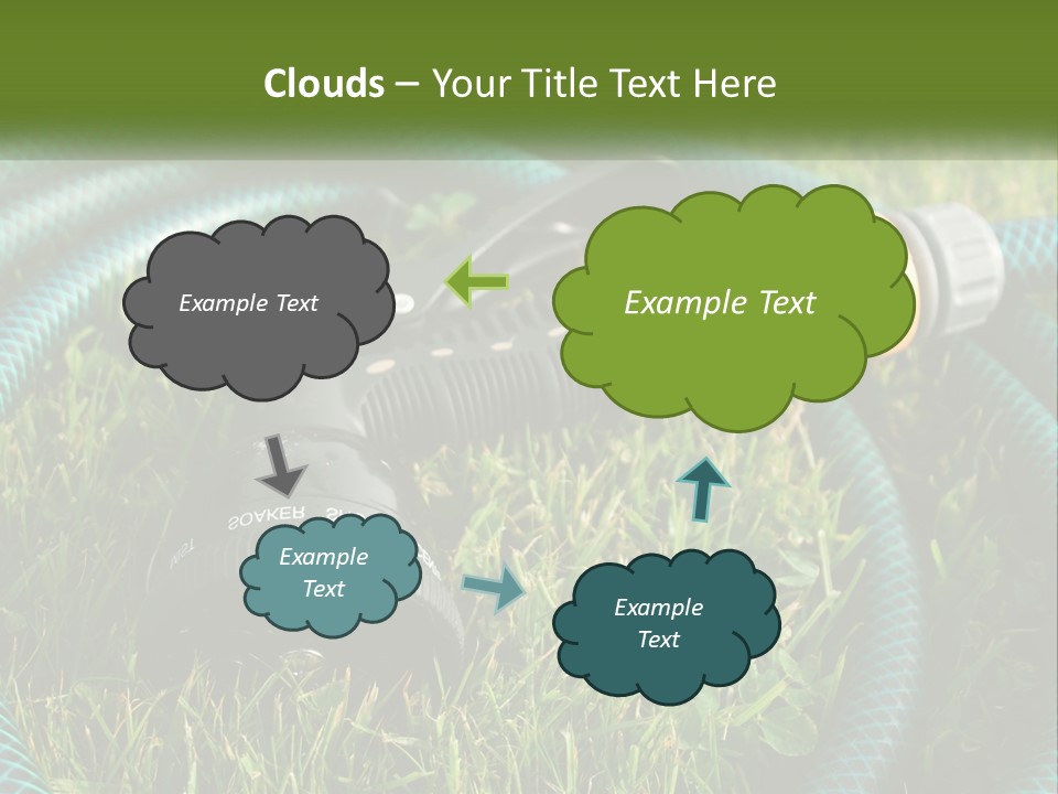 Tube Grass Water PowerPoint Template