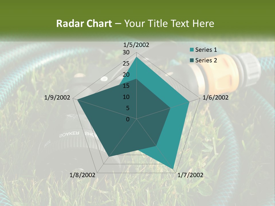 Tube Grass Water PowerPoint Template