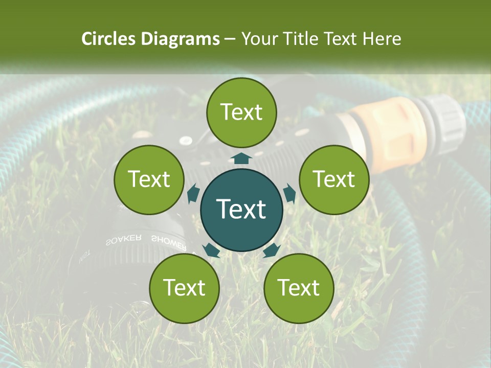 Tube Grass Water PowerPoint Template